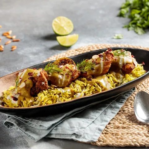 Chicken Malai Seekh Biryani
