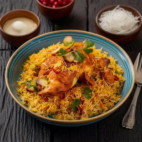 Chicken Seekh Dum Biryani