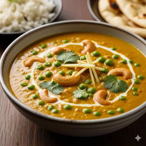 Kaju Mutter Curry