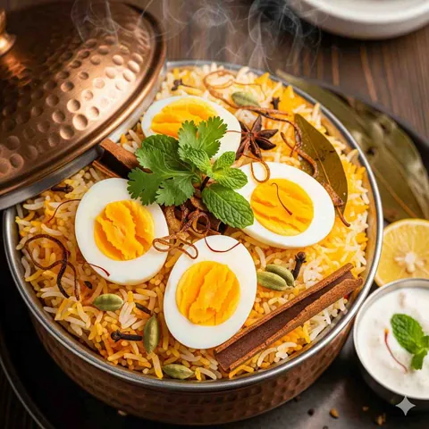 Egg Dum Biryani