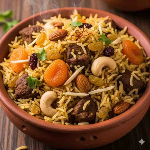 Mutton Dryfruit Pulao