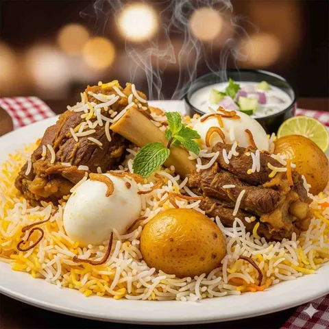 Mutton Kolkata Biryani