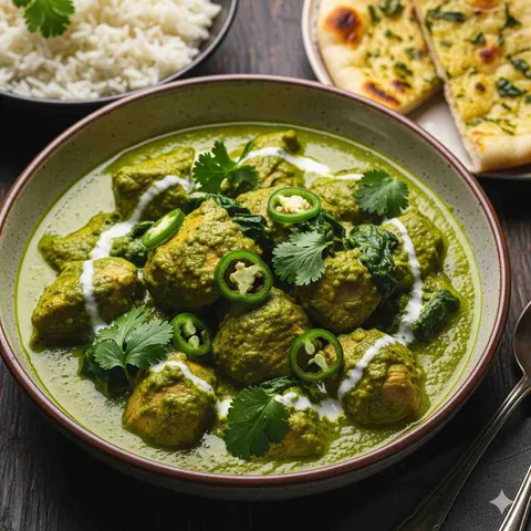 Chicken Green Korma