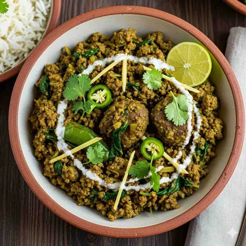 FB’s Special Mutton Kheema Green