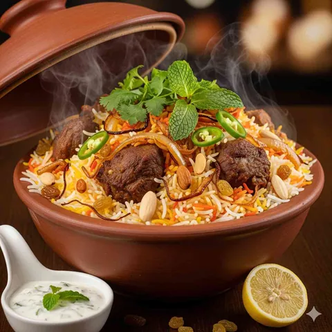 Mutton Afghani Biryani