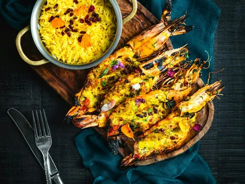 Tiger Prawns Dum Biryani