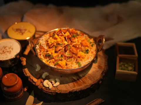 Veg Dum Biryani (Dry Fruits)