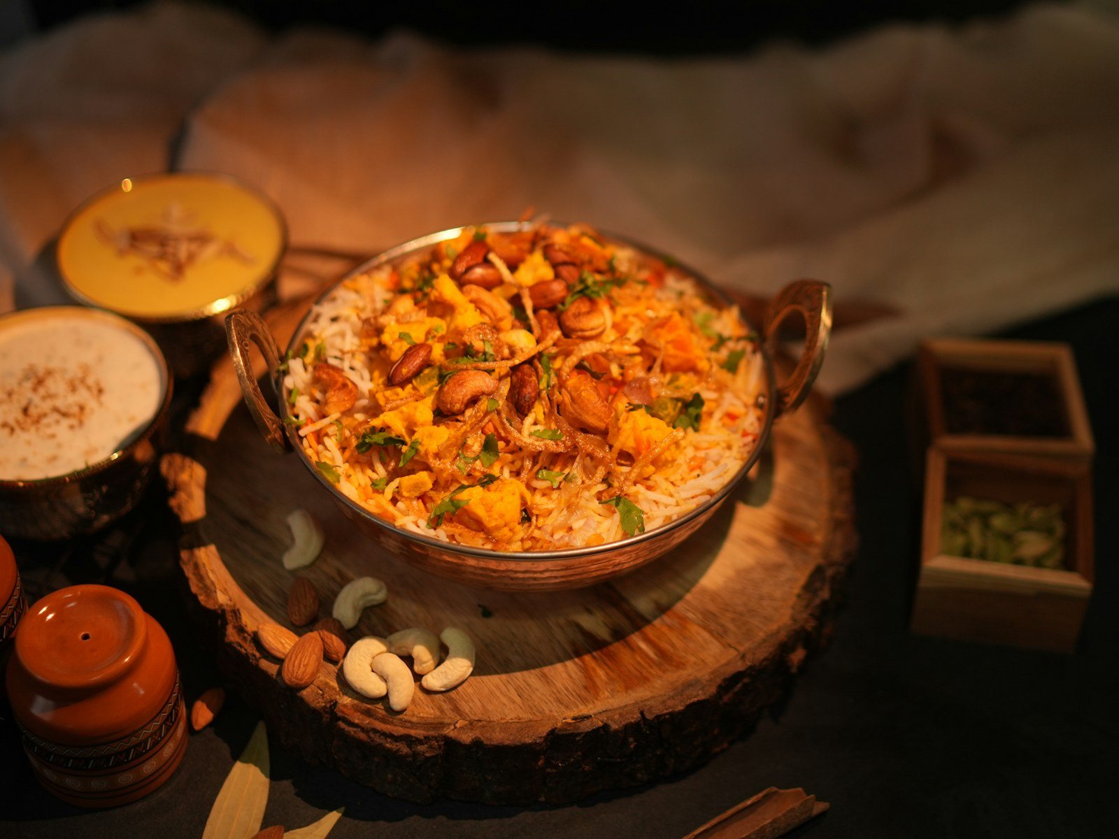 Veg Dum Biryani (Dry Fruits)