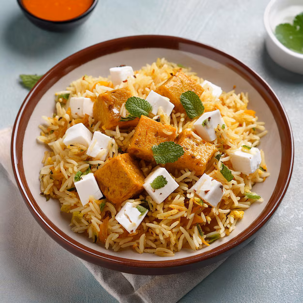 paneer tikka biryani by Famous Biryaniwala